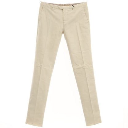 [New] SANTANIELLO Stretch Cotton Slacks Pants Beige [Size 52] [BEI] [S/S/A/W] [Condition Rank N] [Men&