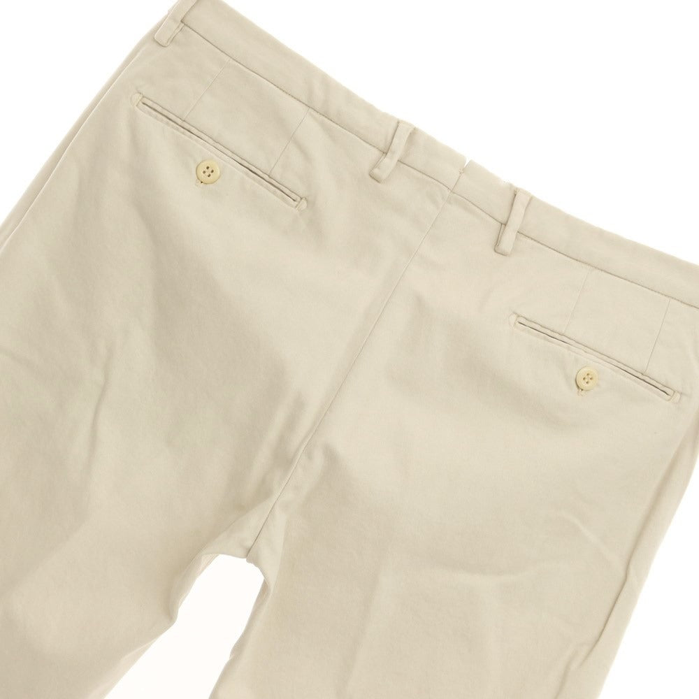 [New] SANTANIELLO Stretch Cotton Slacks Pants Beige [Size 52] [BEI] [S/S/A/W] [Condition Rank N] [Men&