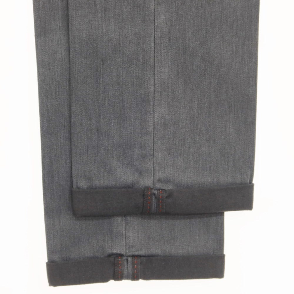 [New Outlet] SANTANIELLO Stretch Cotton Polyester Slacks Pants Gray [Size 44] [GRY] [S/S/A/W] [Condition Rank N-] [Men&