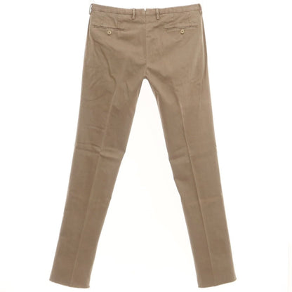 [New Outlet] SANTANIELLO Stretch Cotton Slacks Pants Light Brown [Size 52] [BRW] [S/S/A/W] [Condition Rank N-] [Men&