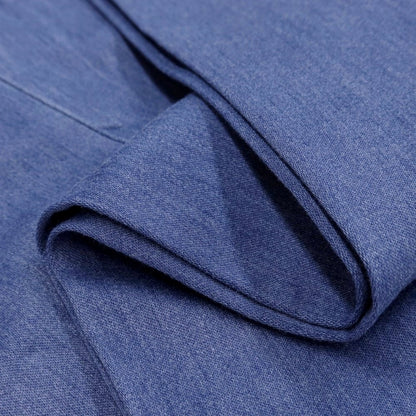 [New Outlet] SANTANIELLO Stretch Cotton Polyester Slacks Pants Blue [Size 52] [BLU] [S/S/A/W] [Condition Rank N-] [Men&