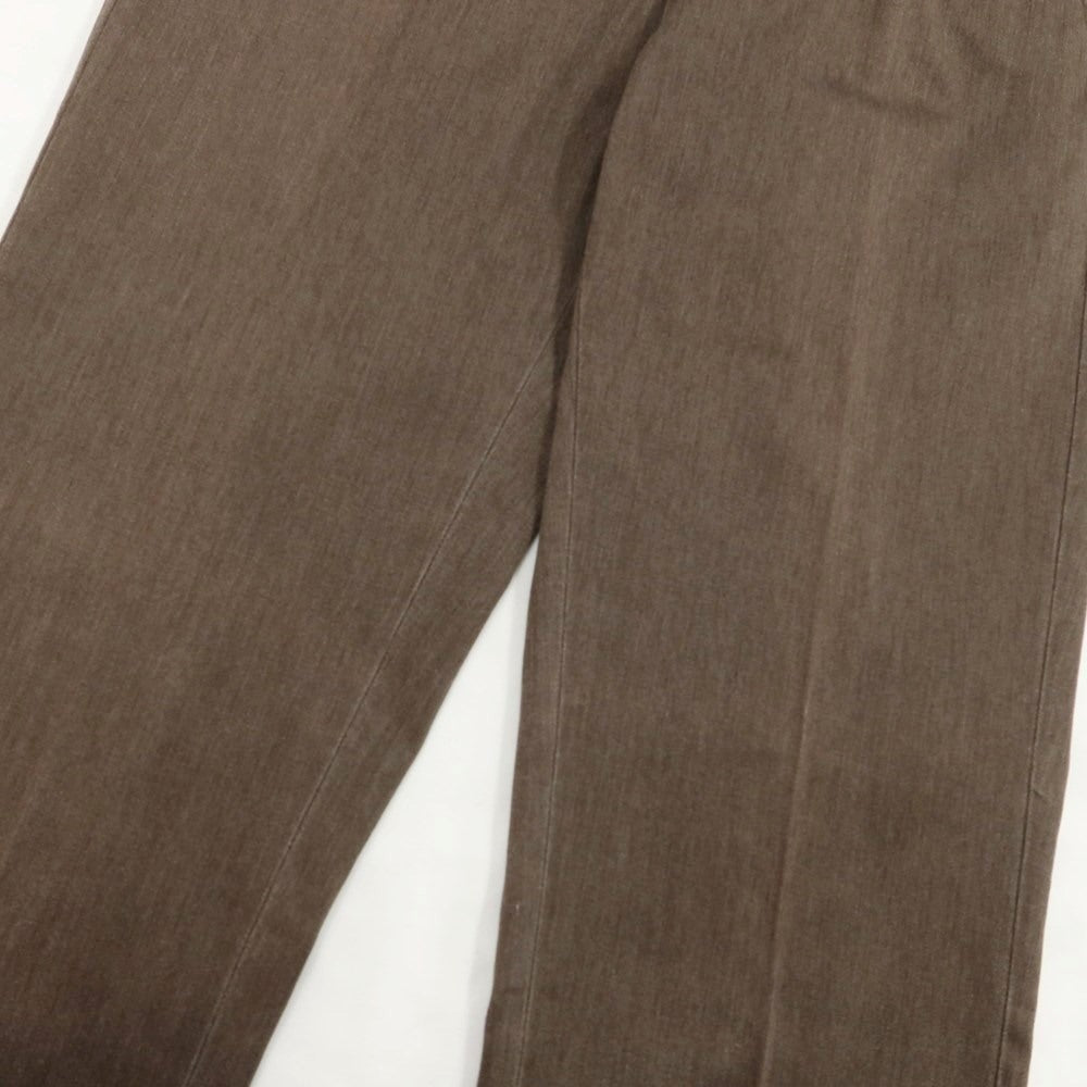 [New Outlet] SANTANIELLO Stretch Cotton Polyester Slacks Pants Ash Brown [Size 44] [BRW] [S/S/A/W] [Condition Rank N-] [Men&