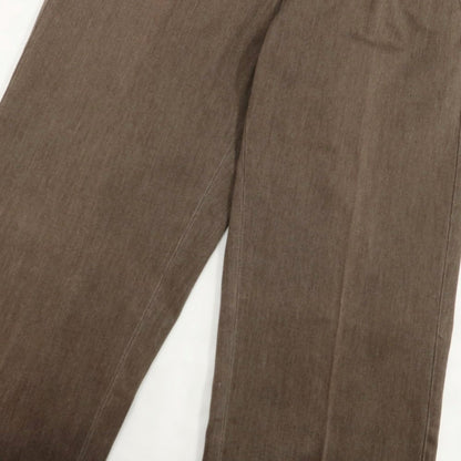 [New Outlet] SANTANIELLO Stretch Cotton Polyester Slacks Pants Ash Brown [Size 44] [BRW] [S/S/A/W] [Condition Rank N-] [Men&