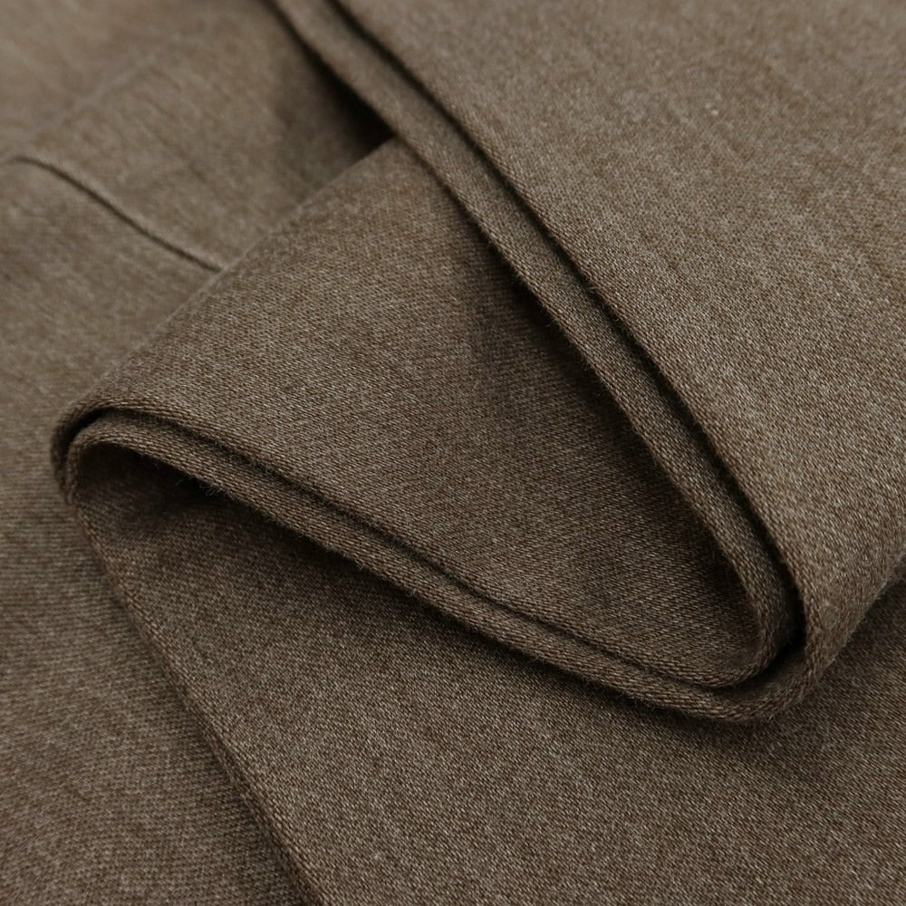 [New Outlet] SANTANIELLO Stretch Cotton Polyester Slacks Pants Ash Brown [Size 44] [BRW] [S/S/A/W] [Condition Rank N-] [Men&