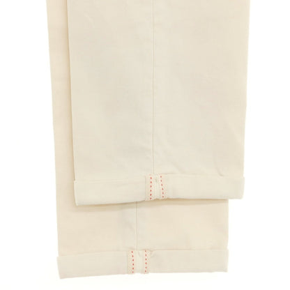 [New Outlet] SANTANIELLO Stretch Cotton Slacks Pants Light Beige [Size 46] [BEI] [S/S/A/W] [Condition Rank N-] [Men&