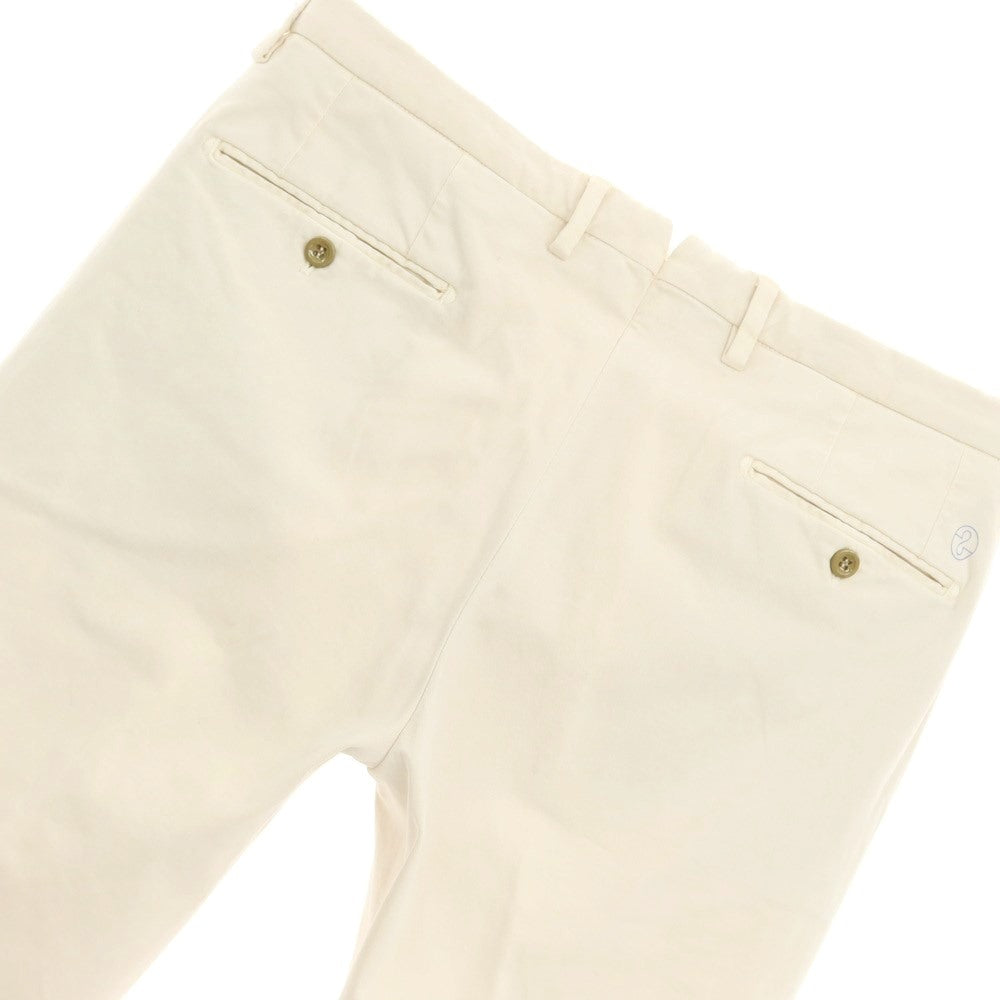 [New Outlet] SANTANIELLO Stretch Cotton Slacks Pants Light Beige [Size 48] [BEI] [S/S/A/W] [Condition Rank N-] [Men&