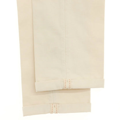 [New Outlet] SANTANIELLO Stretch Cotton Slacks Pants Light Beige [Size 48] [BEI] [S/S/A/W] [Condition Rank N-] [Men&
