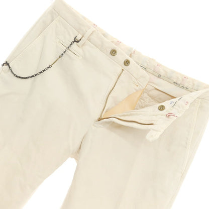 [New Outlet] SANTANIELLO Stretch Cotton Slacks Pants Light Beige [Size 48] [BEI] [S/S/A/W] [Condition Rank N-] [Men&