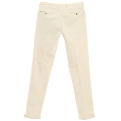 [New Outlet] SANTANIELLO Stretch Cotton Slacks Pants Light Beige [Size 48] [BEI] [S/S/A/W] [Condition Rank N-] [Men&
