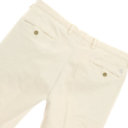 [New Outlet] SANTANIELLO Stretch Cotton Slacks Pants Light Beige [Size 48] [BEI] [S/S/A/W] [Condition Rank N-] [Men&
