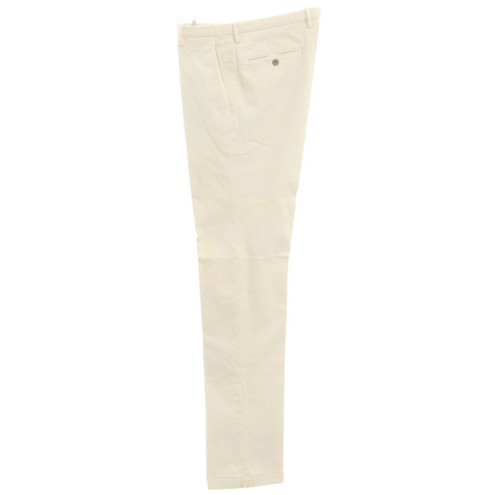 [New Outlet] SANTANIELLO Stretch Cotton Slacks Pants Light Beige [Size 48] [BEI] [S/S/A/W] [Condition Rank N-] [Men&