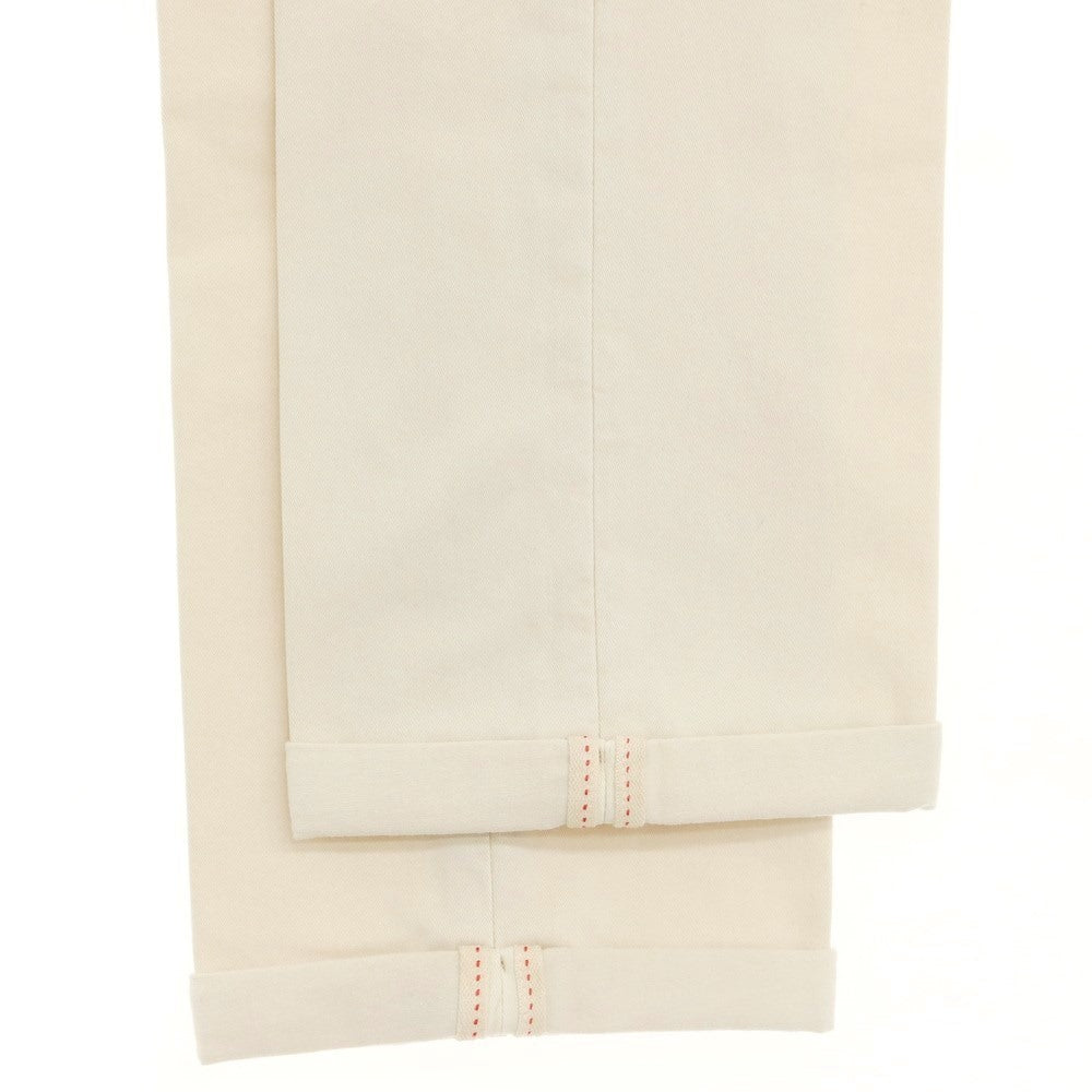 [New Outlet] SANTANIELLO Stretch Cotton Slacks Pants Light Beige [Size 48] [BEI] [S/S/A/W] [Condition Rank N-] [Men&