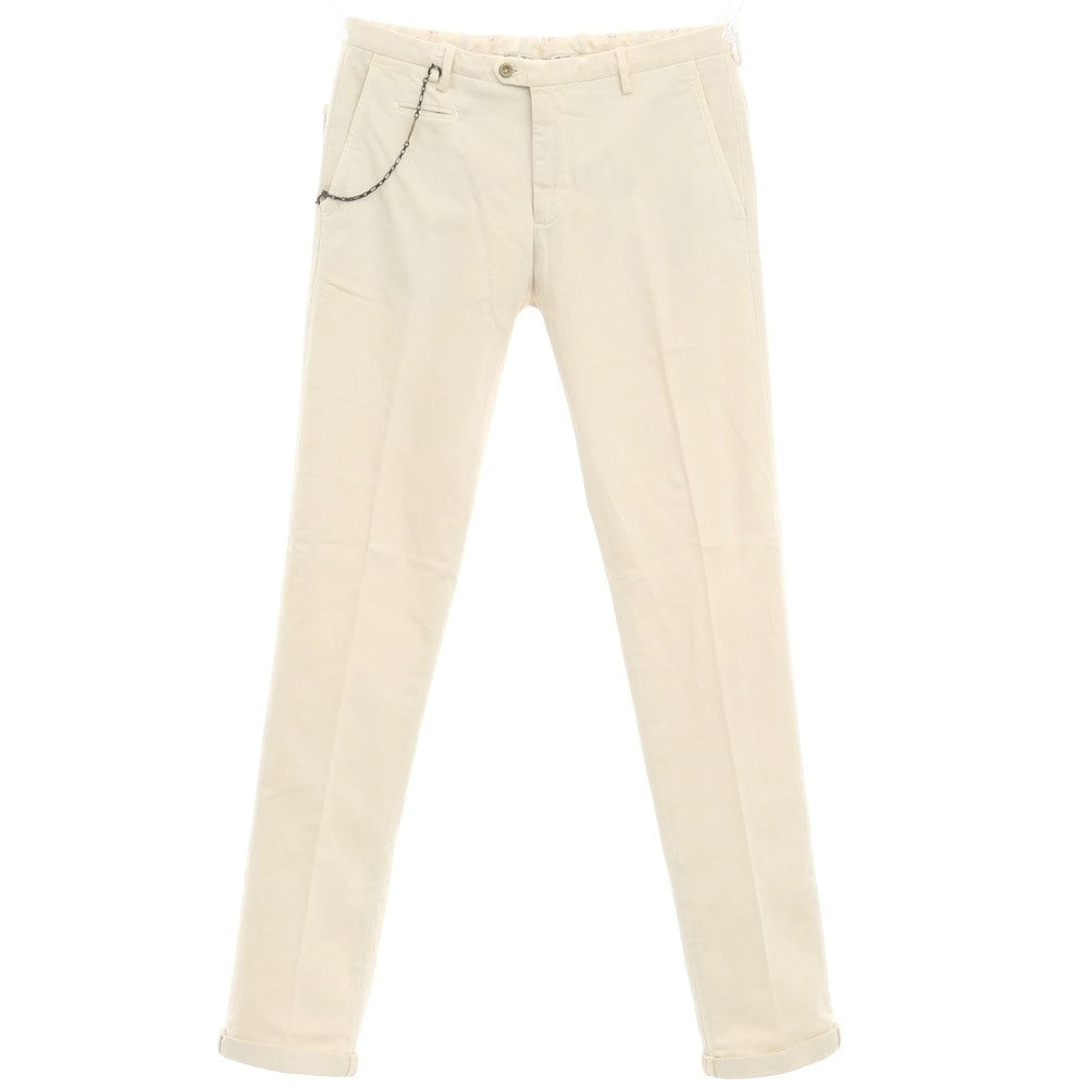 [New Outlet] SANTANIELLO Stretch Cotton Slacks Pants Light Beige [Size 48] [BEI] [S/S/A/W] [Condition Rank N-] [Men&