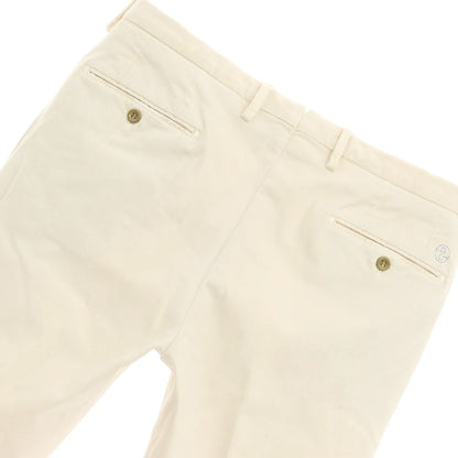 [New Outlet] SANTANIELLO Stretch Cotton Slacks Pants Light Beige [Size 48] [BEI] [S/S/A/W] [Condition Rank N-] [Men&