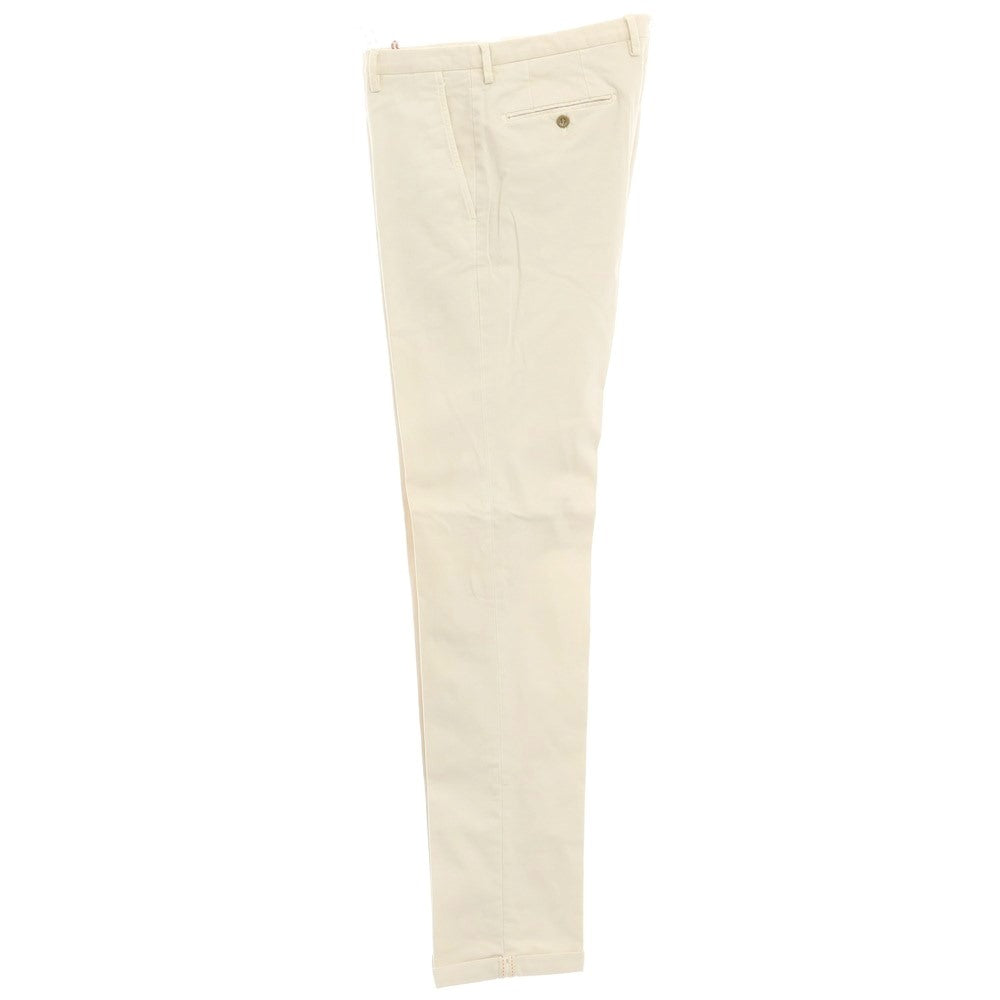 [New Outlet] SANTANIELLO Stretch Cotton Slacks Pants Light Beige [Size 48] [BEI] [S/S/A/W] [Condition Rank N-] [Men&