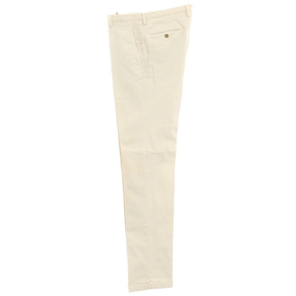 [New Outlet] SANTANIELLO Stretch Cotton Slacks Pants Light Beige [Size 48] [BEI] [S/S/A/W] [Condition Rank N-] [Men&