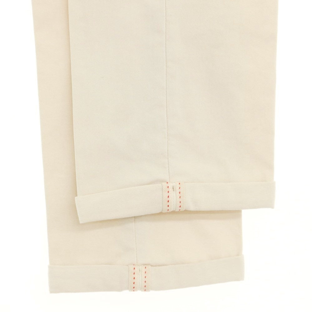 [New Outlet] SANTANIELLO Stretch Cotton Slacks Pants Light Beige [Size 48] [BEI] [S/S/A/W] [Condition Rank N-] [Men&