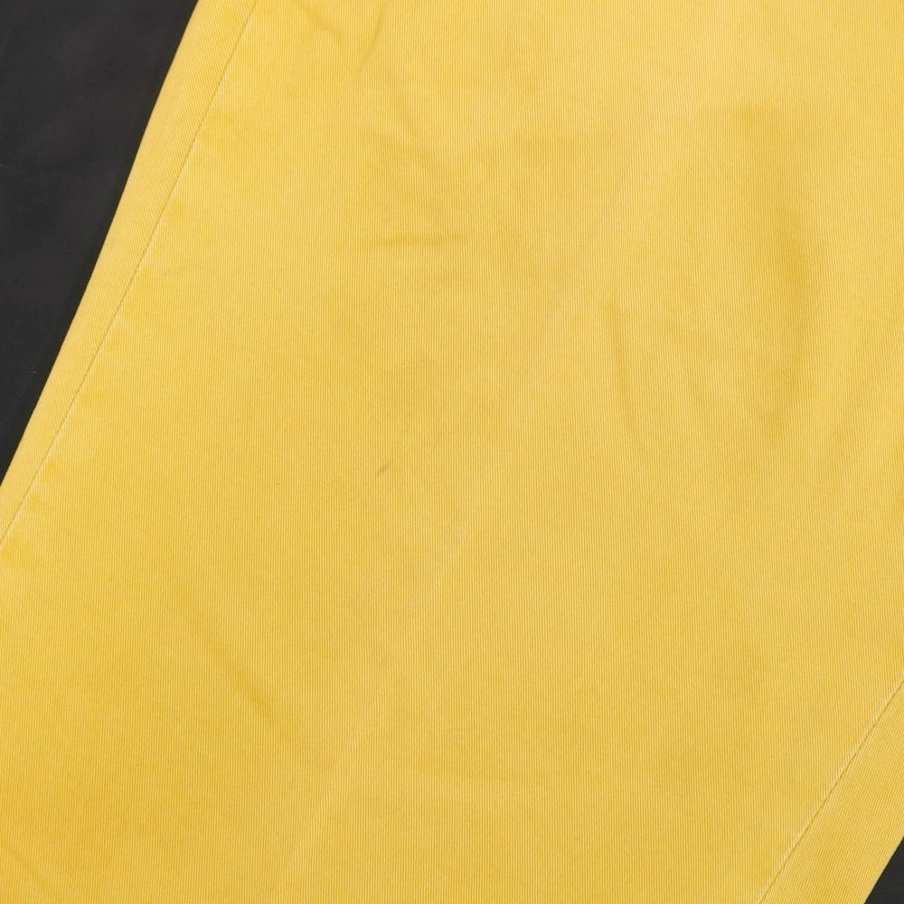 [New Outlet] SANTANIELLO Stretch Cotton Slacks Pants Yellow [Size 48] [YEL] [S/S/A/W] [Condition Rank N-] [Men&