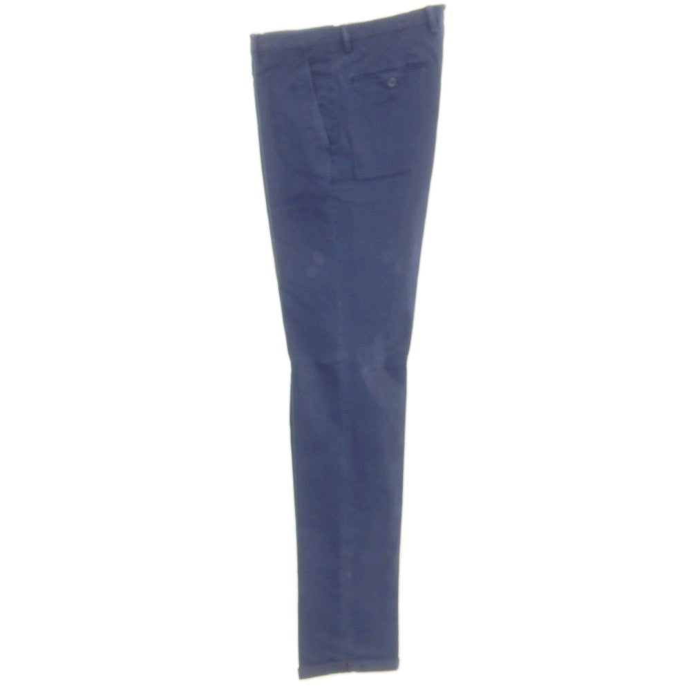[New] SANTANIELLO Stretch Cotton Slacks Pants Navy [Size 46] [NVY] [S/S/A/W] [Condition Rank N] [Men&