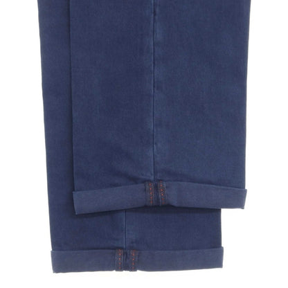[New] SANTANIELLO Stretch Cotton Slacks Pants Navy [Size 46] [NVY] [S/S/A/W] [Condition Rank N] [Men&