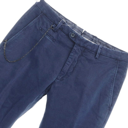 [New] SANTANIELLO Stretch Cotton Slacks Pants Navy [Size 48] [NVY] [S/S/A/W] [Condition Rank N] [Men&