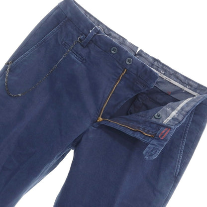 [New] SANTANIELLO Stretch Cotton Slacks Pants Navy [Size 48] [NVY] [S/S/A/W] [Condition Rank N] [Men&