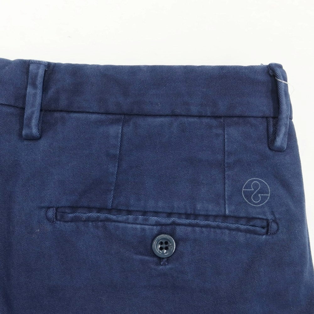[New] SANTANIELLO Stretch Cotton Slacks Pants Navy [Size 48] [NVY] [S/S/A/W] [Condition Rank N] [Men&