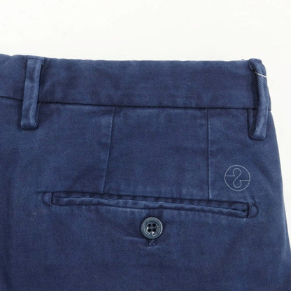 [New] SANTANIELLO Stretch Cotton Slacks Pants Navy [Size 48] [NVY] [S/S/A/W] [Condition Rank N] [Men&