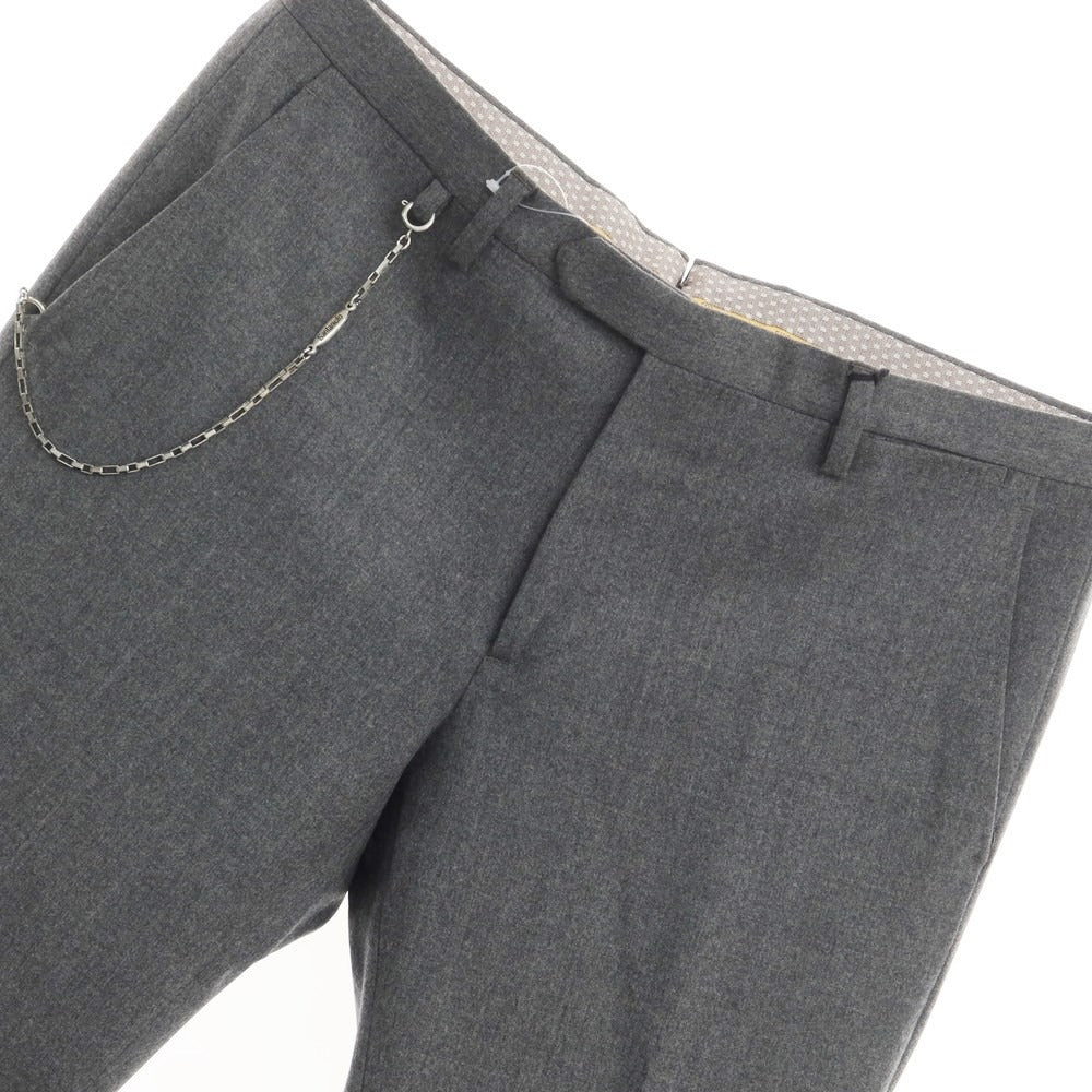 [New] SANTANIELLO Wool Casual Slacks Pants Gray [Size 50] [GRY] [A/W] [Condition Rank N] [Men&