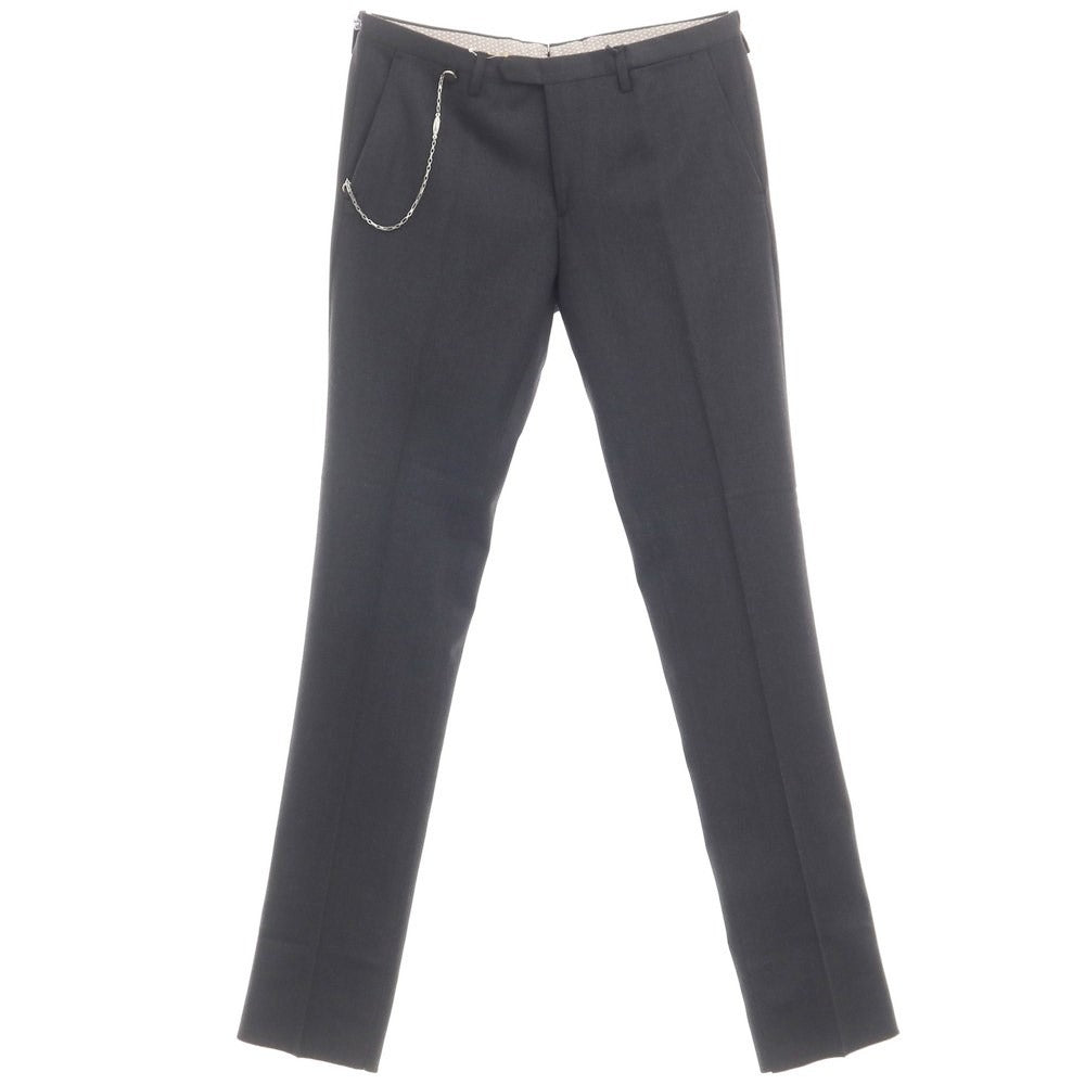 [New] SANTANIELLO Wool Casual Slacks Pants Black [Size 50] [BLK] [A/W] [Condition Rank N] [Men&