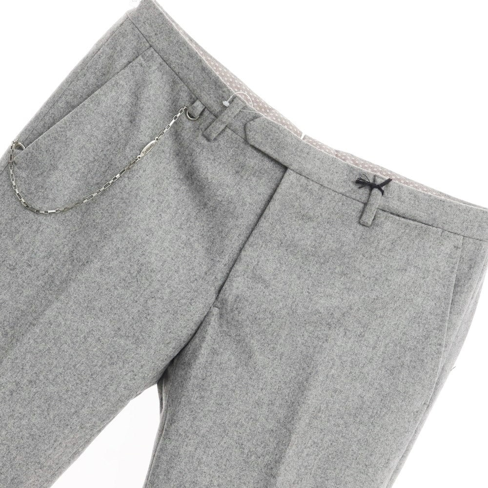 [New] SANTANIELLO Wool Casual Slacks Pants Light Gray [Size 50] [GRY] [A/W] [Condition Rank N] [Men&