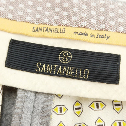 [New] SANTANIELLO Wool Casual Slacks Pants Light Gray [Size 50] [GRY] [A/W] [Condition Rank N] [Men&