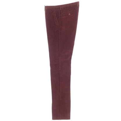 [New] SANTANIELLO Cotton Corduroy Pants Slacks Burgundy [Size 52] [RED] [A/W] [Condition Rank N] [Men&