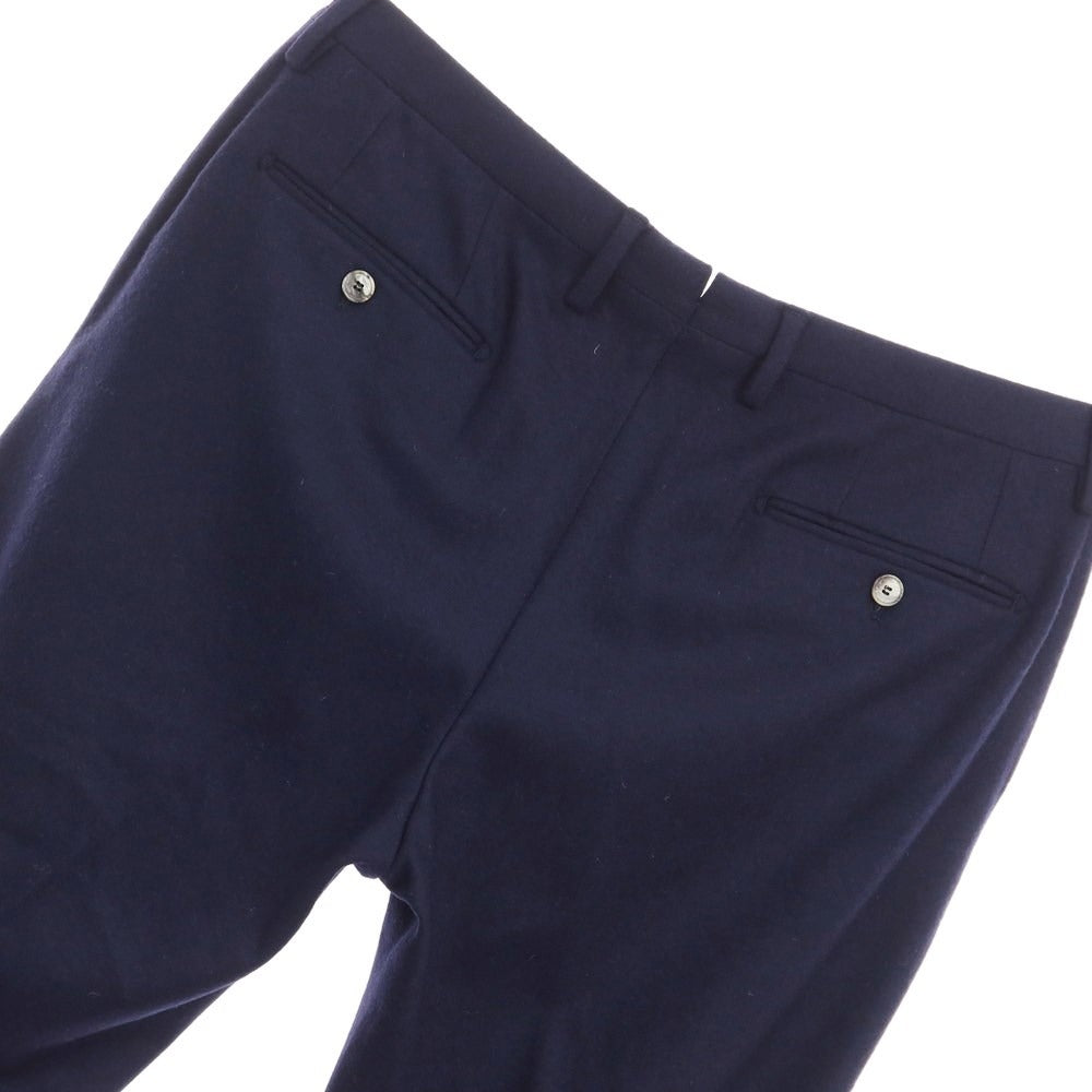 [New] SANTANIELLO Wool Nylon Casual Slacks Pants Dark Navy [Size 52] [NVY] [A/W] [Condition Rank N] [Men&