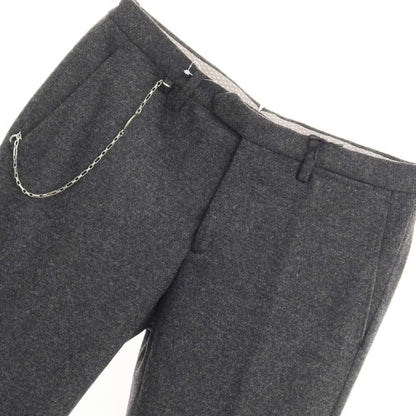 [New] SANTANIELLO Wool Nylon Casual Slacks Pants Gray [Size 46] [GRY] [A/W] [Condition Rank N] [Men&