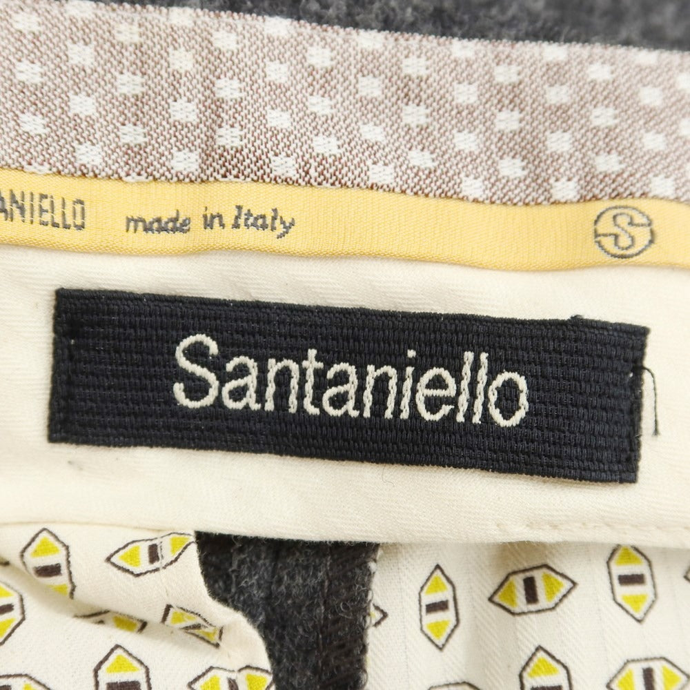 [New] SANTANIELLO Wool Nylon Casual Slacks Pants Gray [Size 46] [GRY] [A/W] [Condition Rank N] [Men&