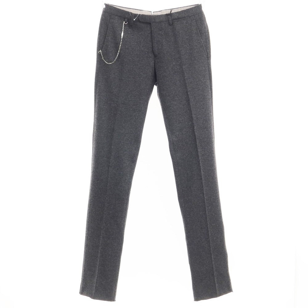 [New] SANTANIELLO Wool nylon casual slacks, dark grey [Size 48] [GRY] [A/W] [Condition rank N] [Men&