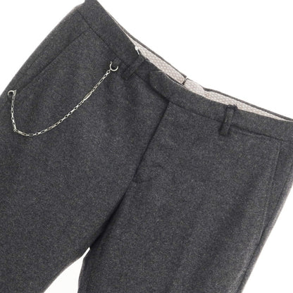 [New] SANTANIELLO Wool Nylon Casual Slacks Pants Dark Gray [Size 50] [GRY] [A/W] [Condition Rank N] [Men&