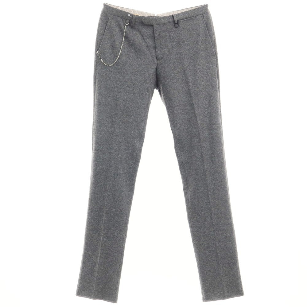 [New] SANTANIELLO Wool Nylon Casual Slacks Pants Gray [Size 52] [GRY] [A/W] [Condition Rank N] [Men&