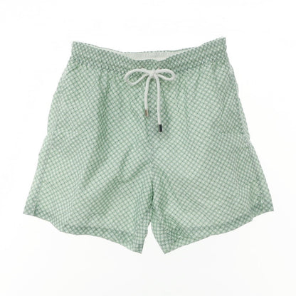 [New] FIORIO Small Pattern Swimwear, Green [Size S] [GRN] [S/S] [Condition Rank N] [Men&