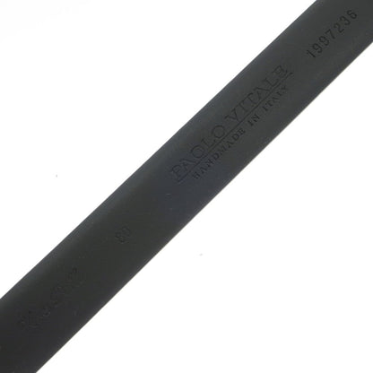 [New] PAOLO VITALE Leather Belt Black [Size 80] [BLK] [S/S/A/W] [Condition Rank N] [Men&