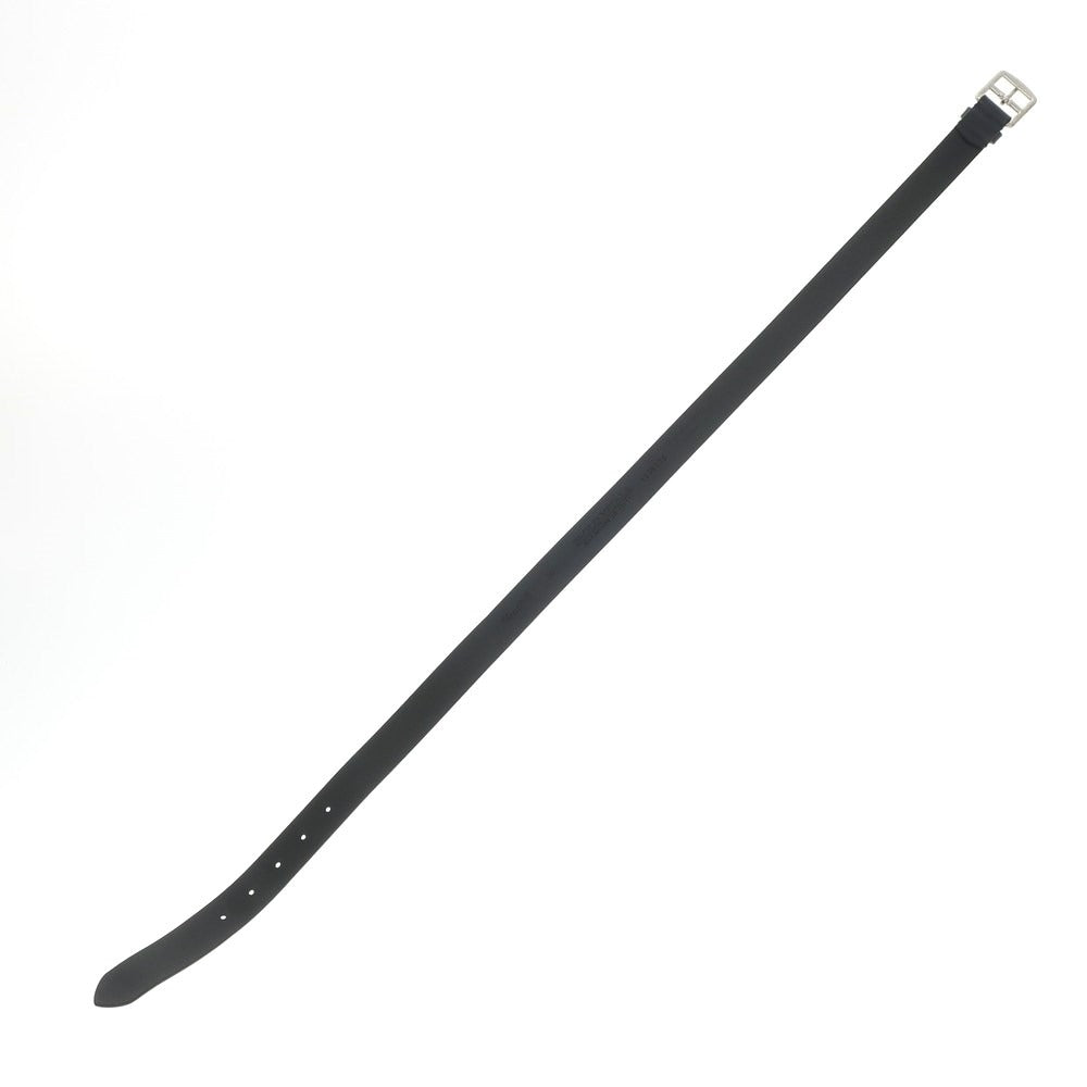 [New Outlet] PAOLO VITALE Leather Belt Black Navy [Size 85] [NVY] [S/S/A/W] [Condition Rank N-] [Men&