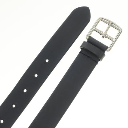 [New Outlet] PAOLO VITALE Leather Belt Black Navy [Size 85] [NVY] [S/S/A/W] [Condition Rank N-] [Men&