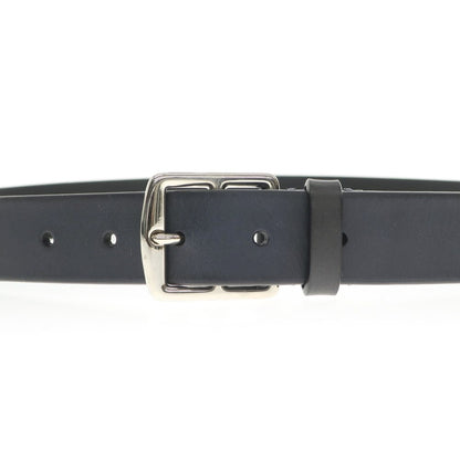 [New] PAOLO VITALE Leather Belt Black Navy [Size 85] [NVY] [S/S/A/W] [Condition Rank N] [Men&