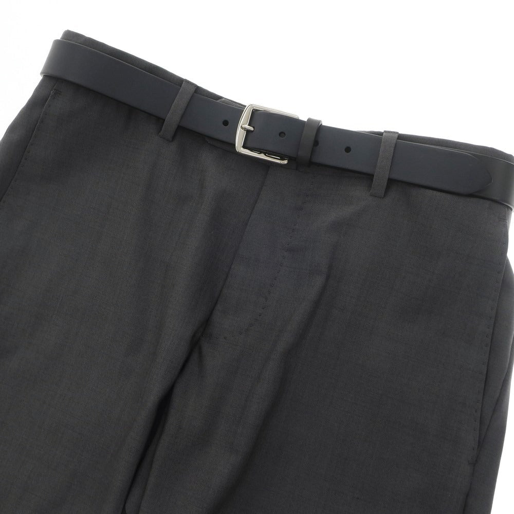 [New] PAOLO VITALE Leather Belt Black Navy [Size 85] [NVY] [S/S/A/W] [Condition Rank N] [Men&