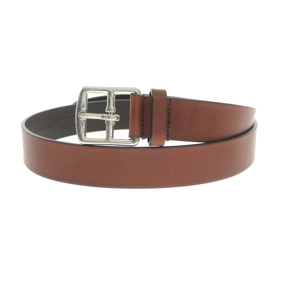 [New Outlet] PAOLO VITALE Leather Belt Brown [Size 85] [BRW] [S/S/A/W] [Condition Rank N-] [Men&