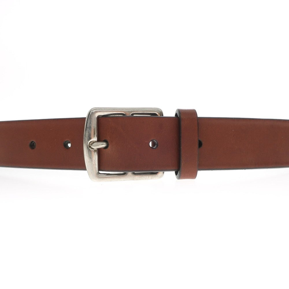 [New Outlet] PAOLO VITALE Leather Belt Brown [Size 85] [BRW] [S/S/A/W] [Condition Rank N-] [Men&