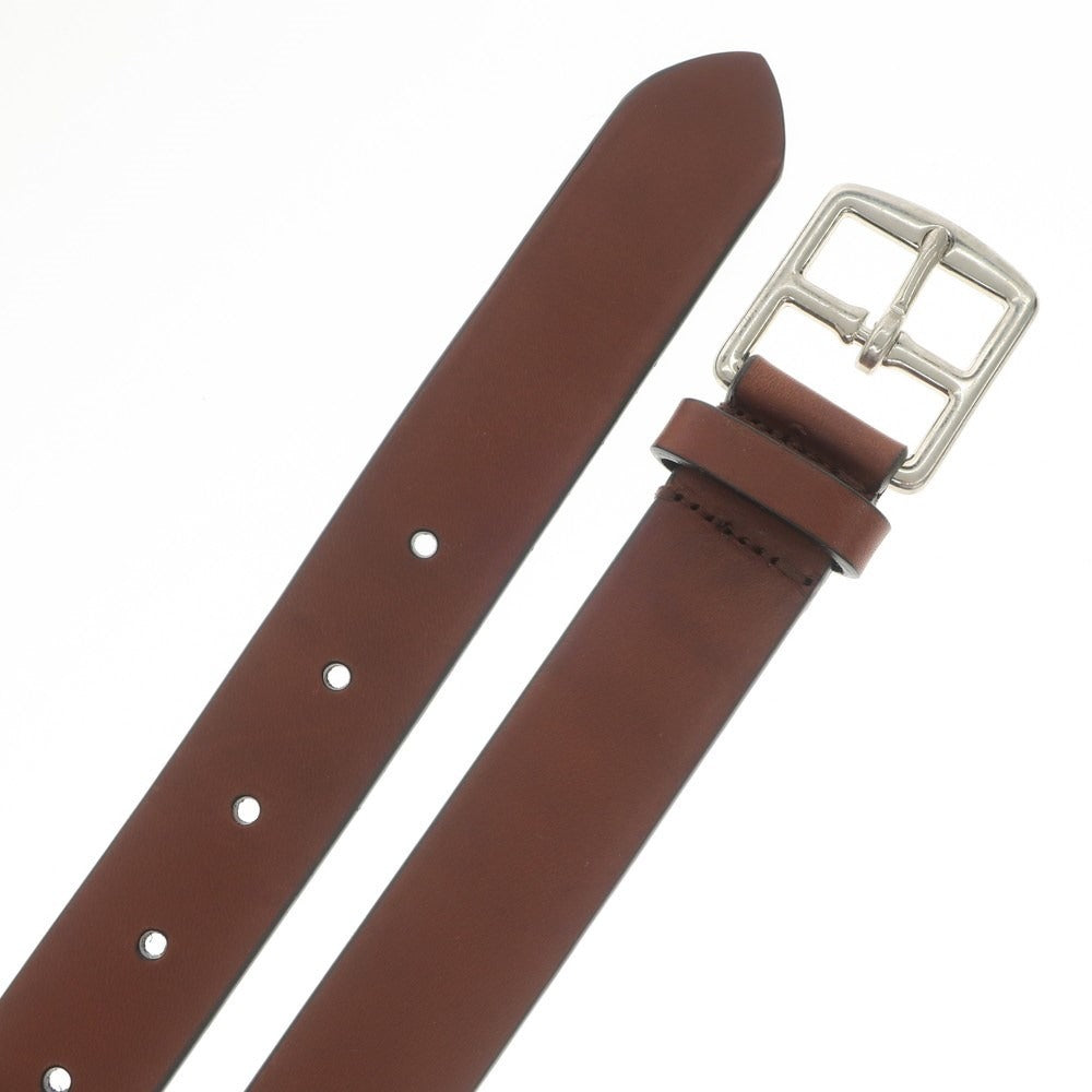 [New Outlet] PAOLO VITALE Leather Belt Brown [Size 85] [BRW] [S/S/A/W] [Condition Rank N-] [Men&