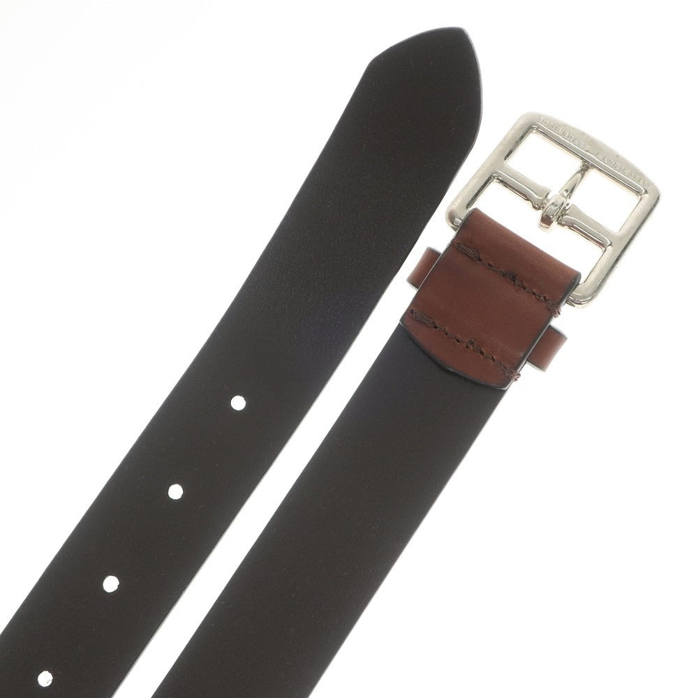[New Outlet] PAOLO VITALE Leather Belt Brown [Size 85] [BRW] [S/S/A/W] [Condition Rank N-] [Men&