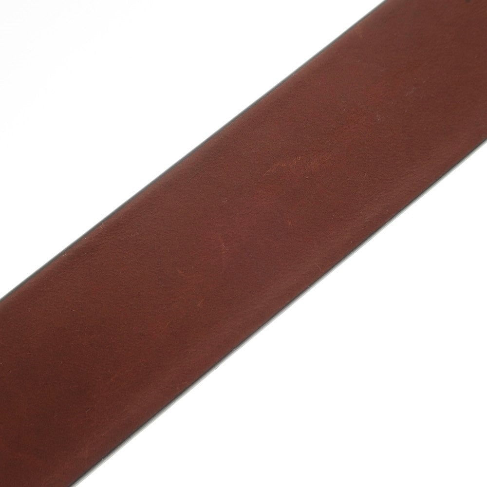[New Outlet] PAOLO VITALE Leather Belt Brown [Size 85] [BRW] [S/S/A/W] [Condition Rank N-] [Men&